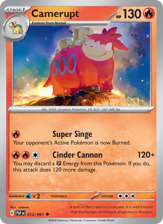 Camerupt - Reverse Holo