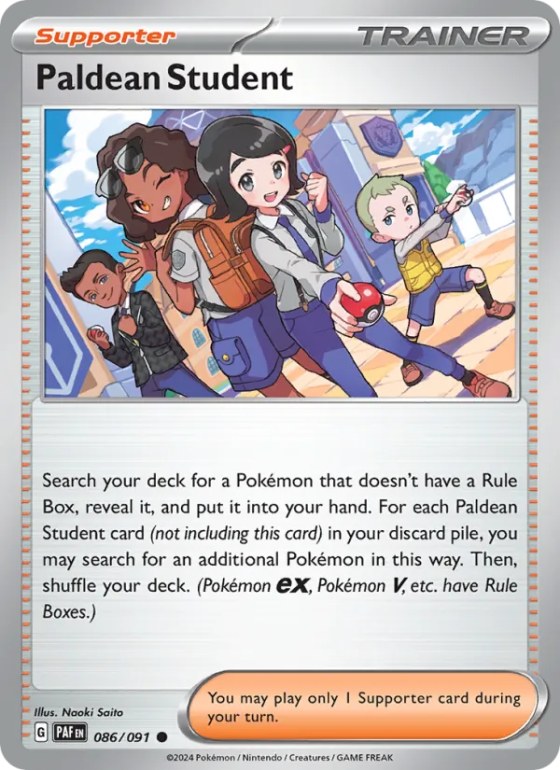 Paldean Student - Reverse Holo