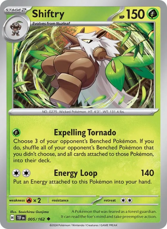 Shiftry - Reverse Holo