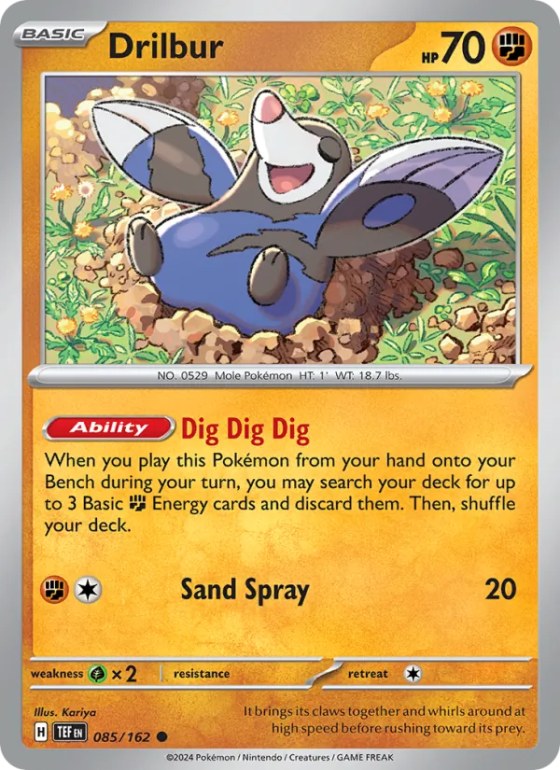 Drilbur - Reverse Holo