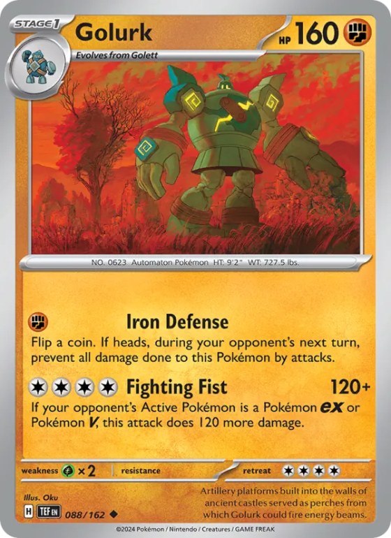 Golurk - Reverse Holo