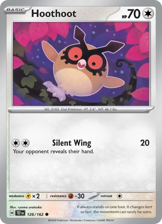 Hoothoot - Reverse Holo