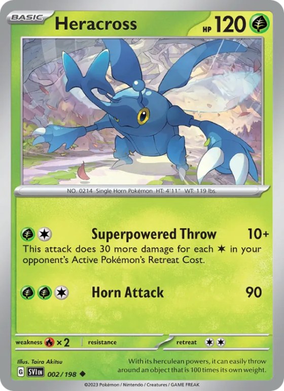 Heracross - Reverse Holo