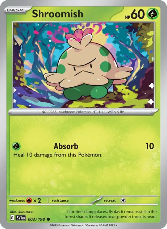 Shroomish - Reverse Holo