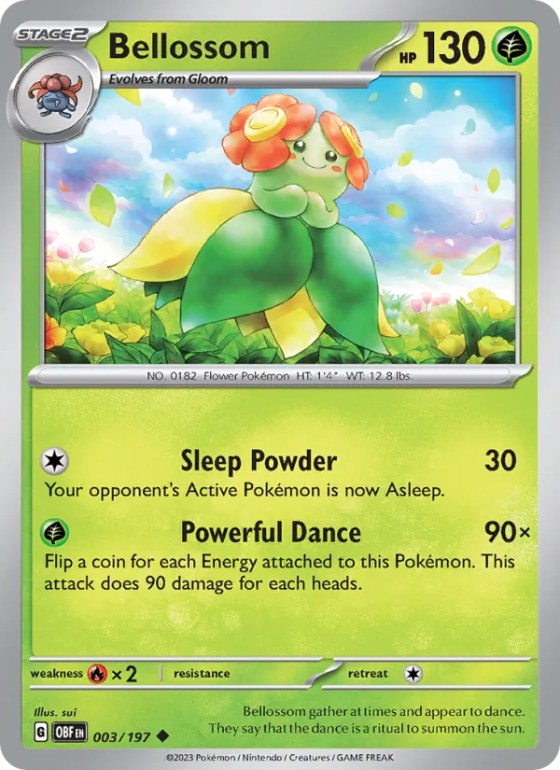 Bellossom - Reverse Holo