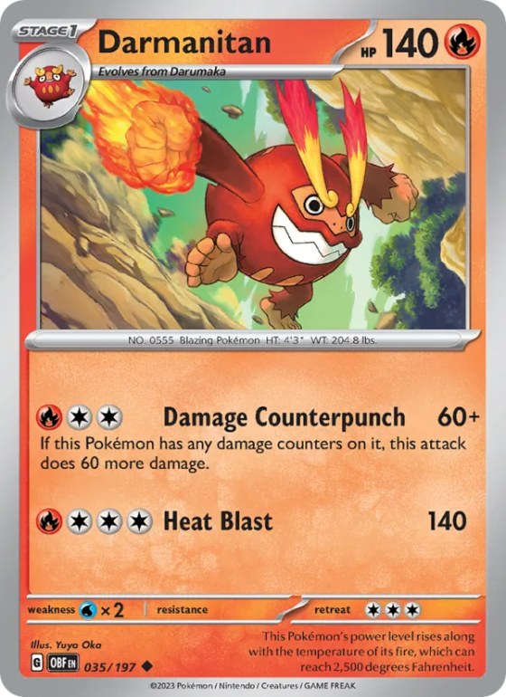 Darmanitan - Reverse Holo