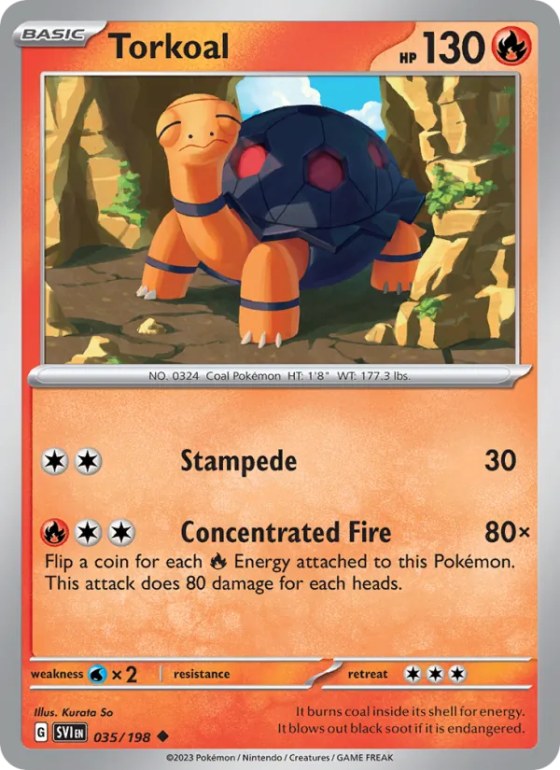 Torkoal - Reverse Holo
