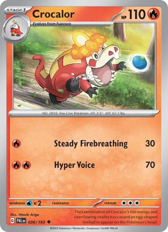 Crocalor - Reverse Holo