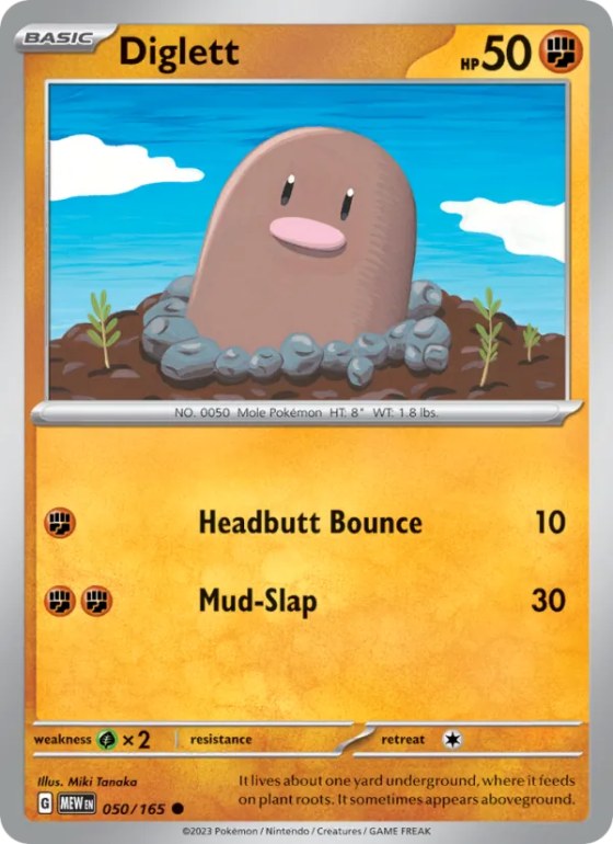 Diglett - Reverse Holo