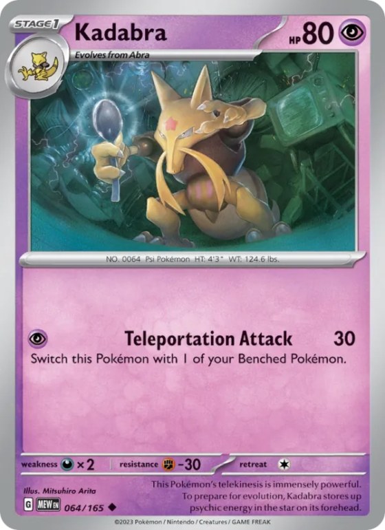 Kadabra - Reverse Holo