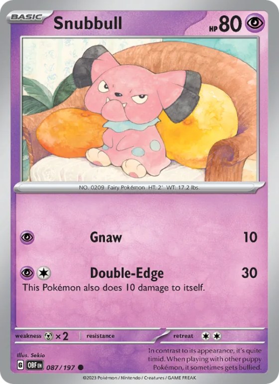 Snubbull - Reverse Holo