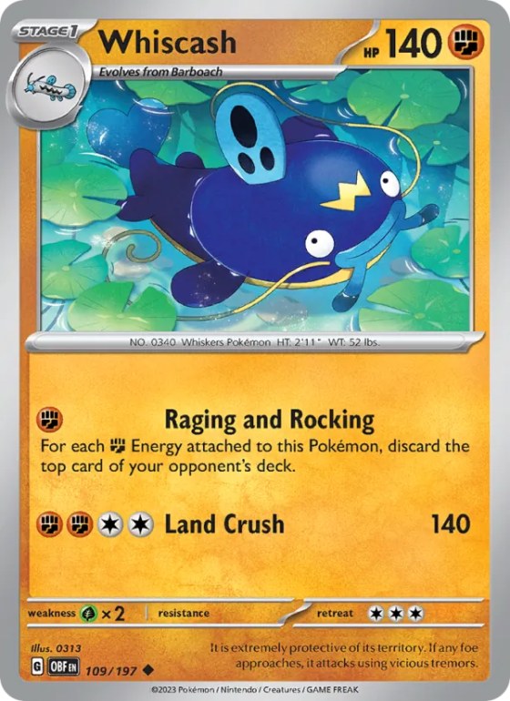 Whiscash - Reverse Holo