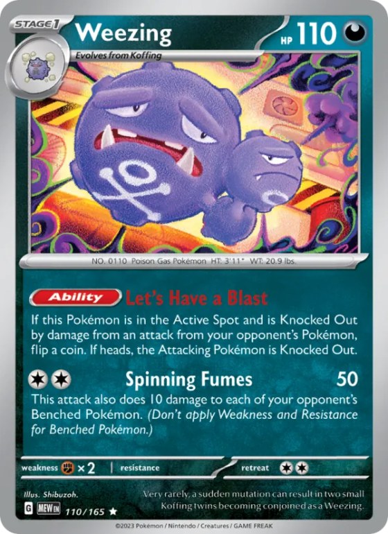Weezing - Reverse Holo