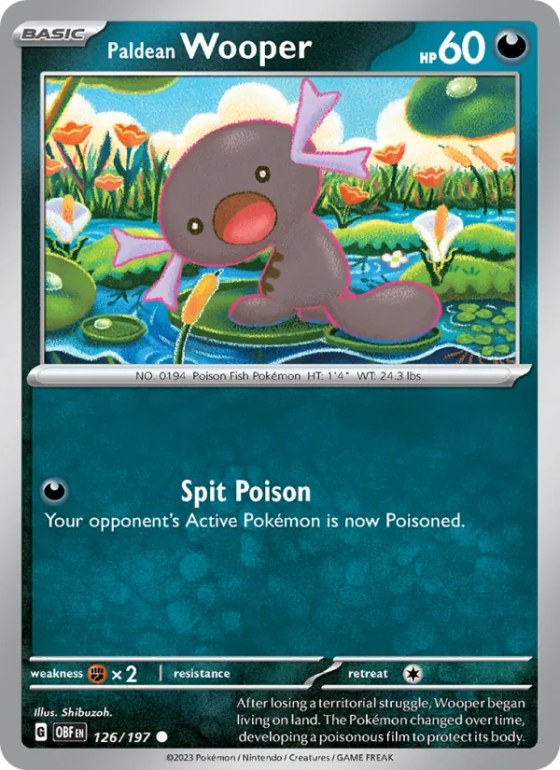 Paldean Wooper - Reverse Holo