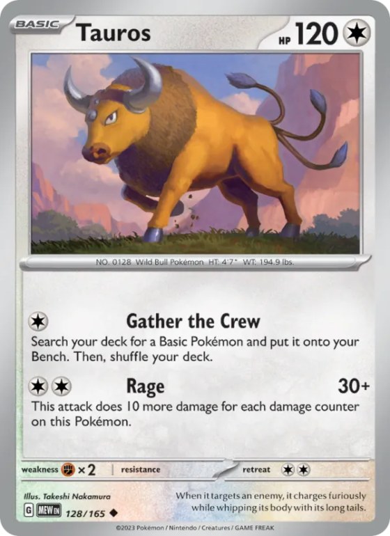 Tauros - Reverse Holo