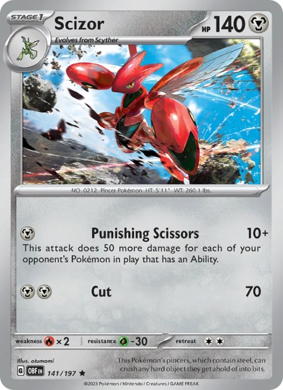 Scizor - Reverse Holo