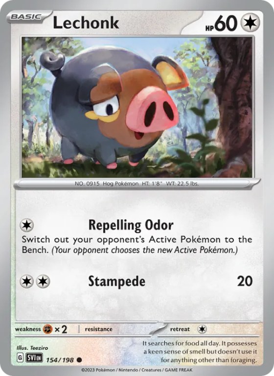 Lechonk - Reverse Holo