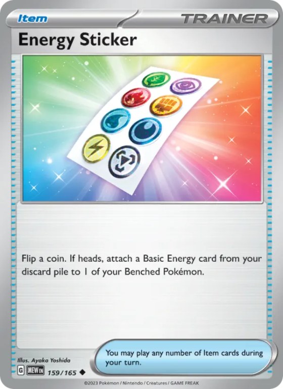 Energy Sticker - Reverse Holo