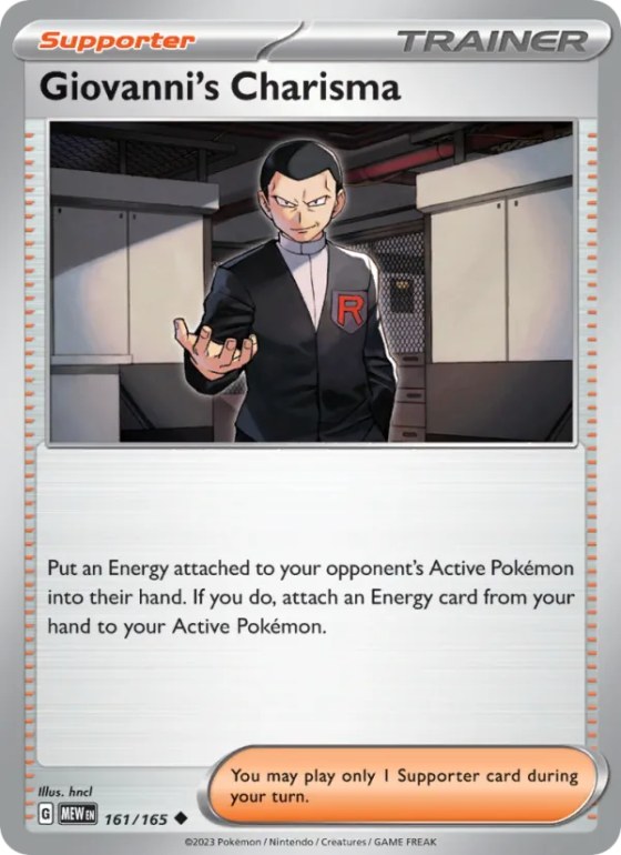 Giovanni's Charisma - Reverse Holo