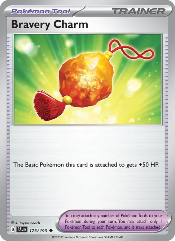 Bravery Charm - Reverse Holo