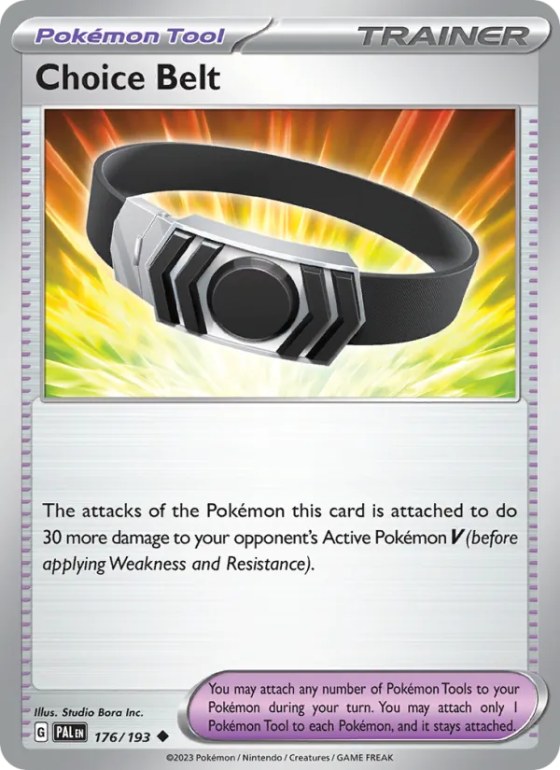Choice Belt - Reverse Holo