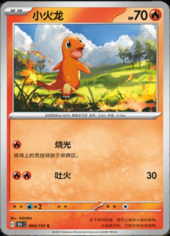 Charmander - Master Ball Pattern