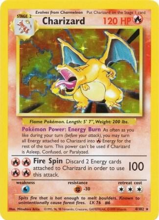 Charizard - Black Dot Error