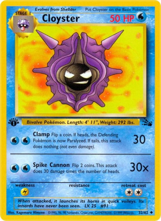 Cloyster - 1st Edition