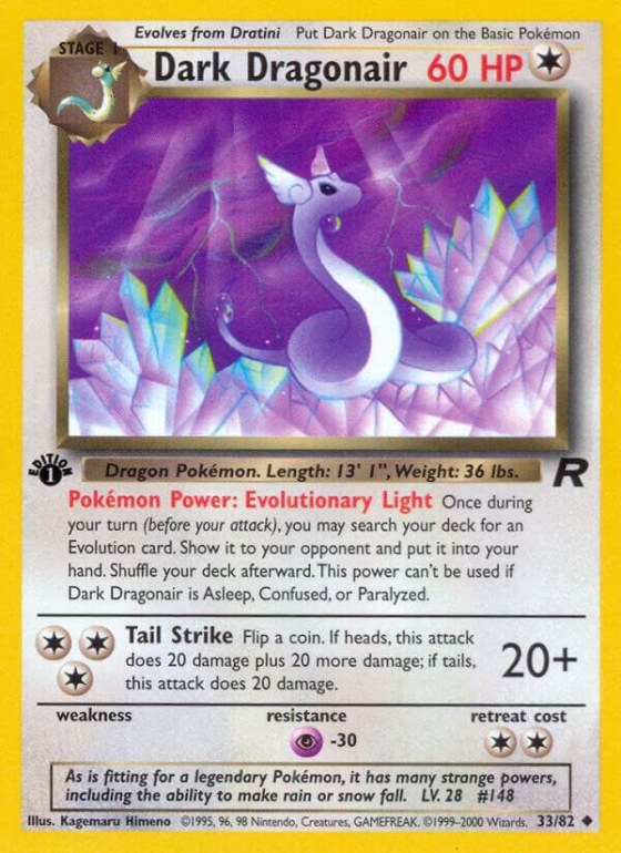 Dark Dragonair - 1st Edition