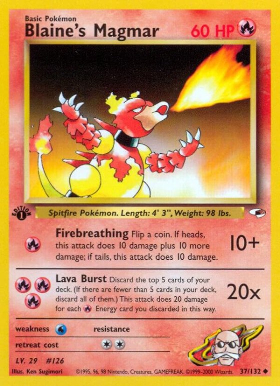 Blaine's Magmar - Unlimited