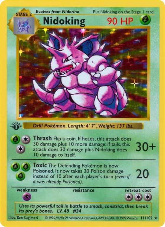 Nidoking - Unlimited Holo
