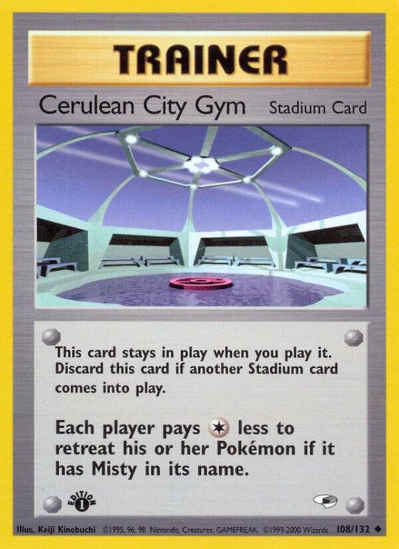 Cerulean City Gym - 1st Edition