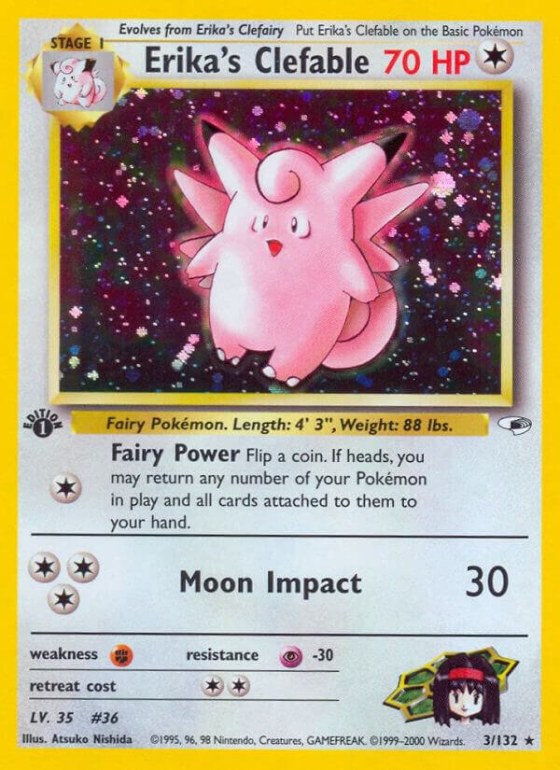 Erika's Clefable - Unlimited Holo