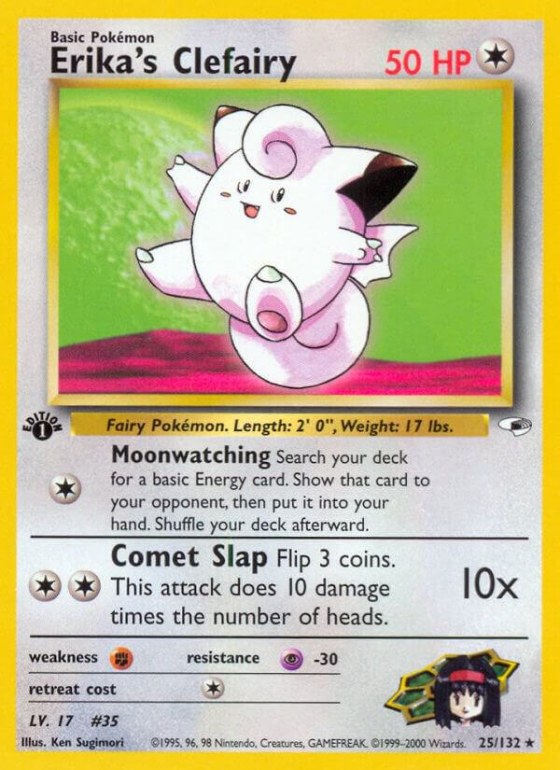 Erika's Clefairy - 1st Edition