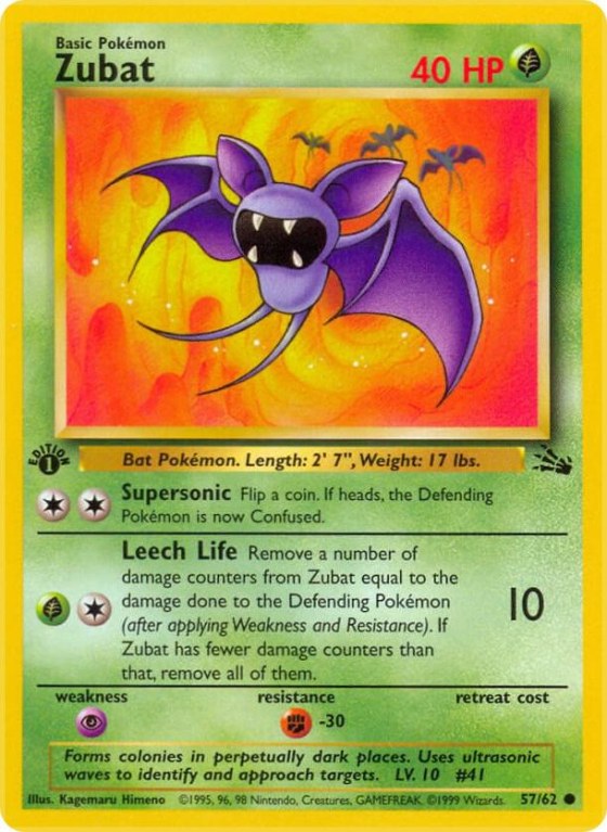 Zubat - 1st Edition