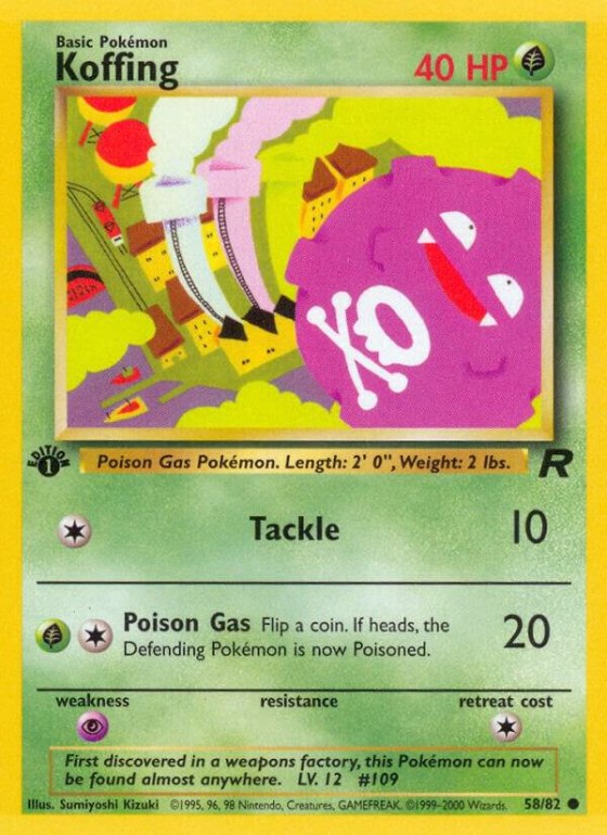 Koffing - 1st Edition