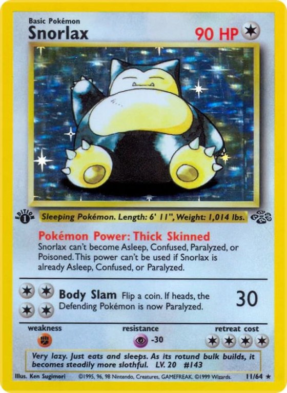 Snorlax (11) - Unlimited Holo