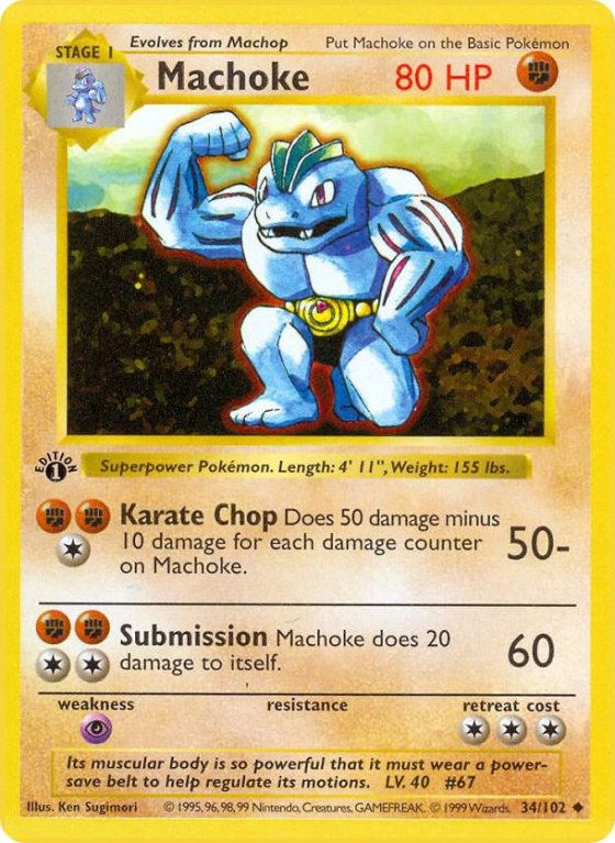 Machoke - 1st Edition