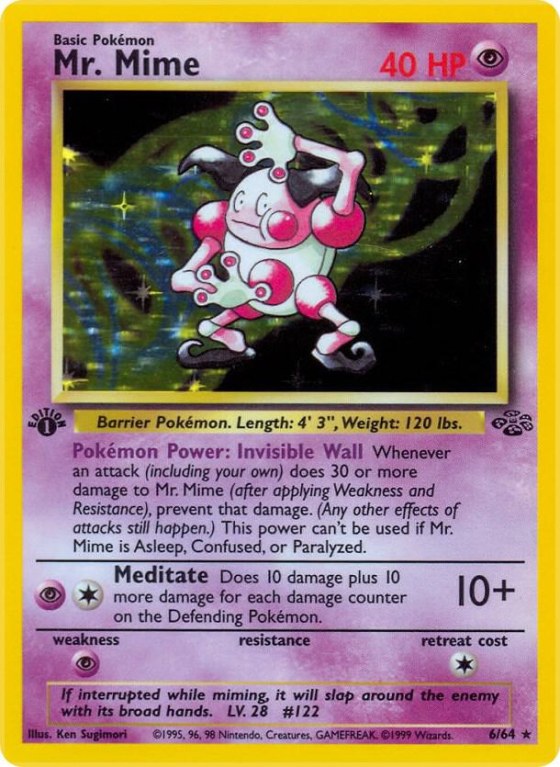 Mr. Mime (6) - Unlimited Holo