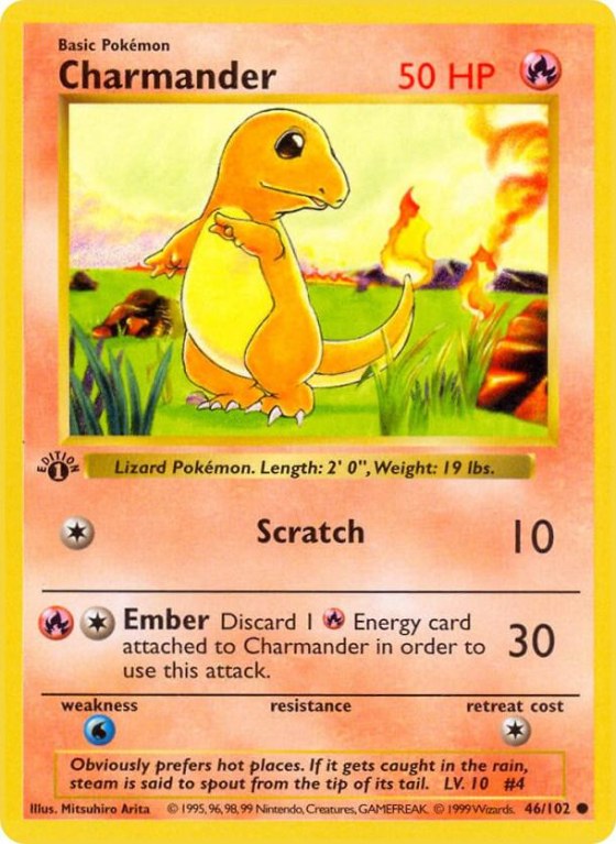 Charmander - 1st Edition