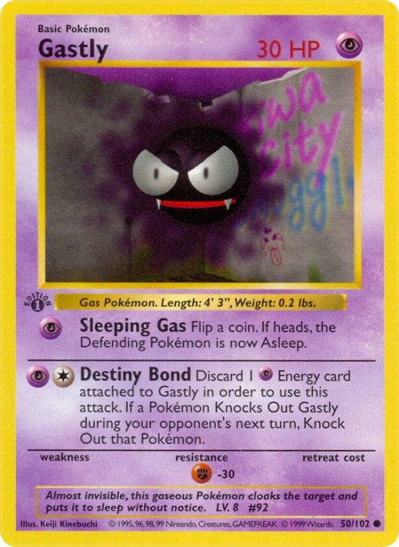 Gastly - 1st Edition