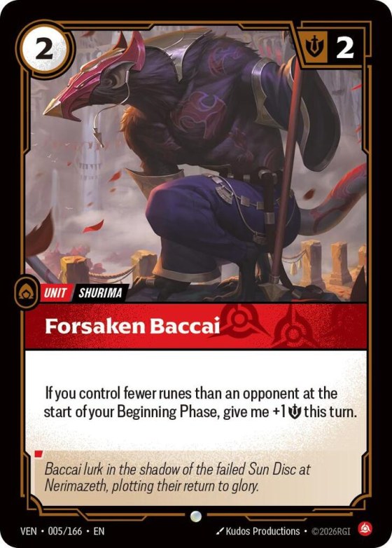 Forsaken Baccai - Foil