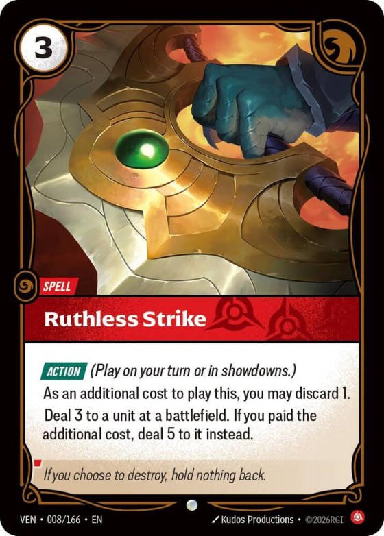 Ruthless Strike - Foil