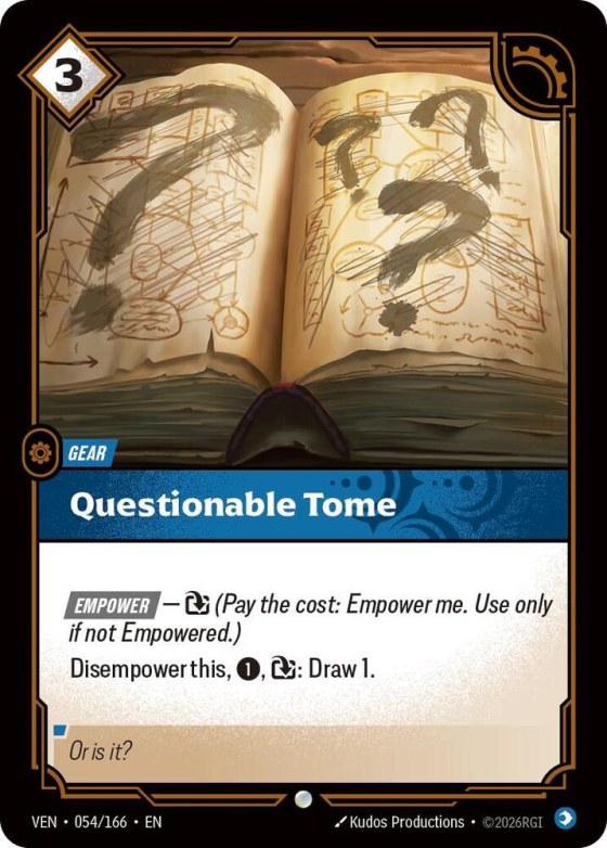 Questionable Tome - Foil