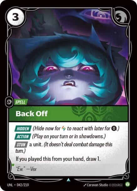 Back Off - Foil
