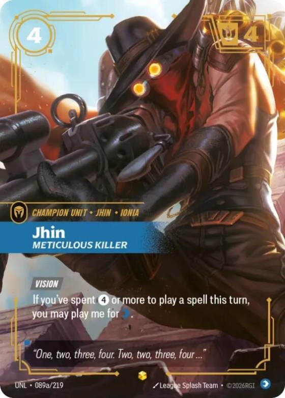 Jhin, Meticulous Killer