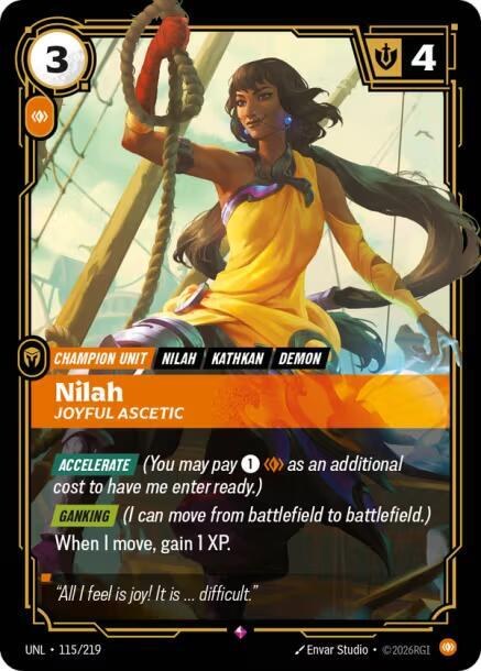 Nilah, Joyful Ascetic
