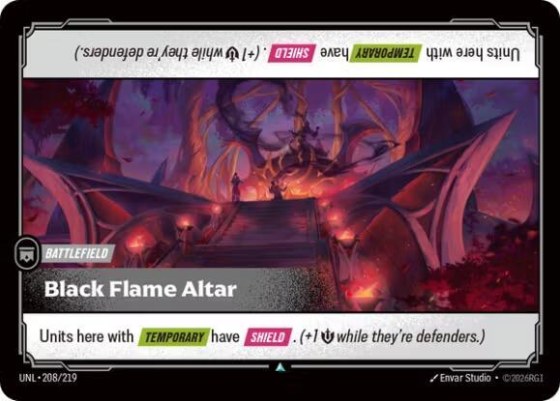 Black Flame Altar - Foil