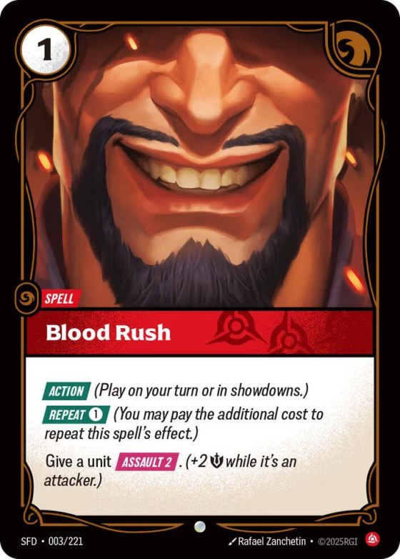 Blood Rush - Foil