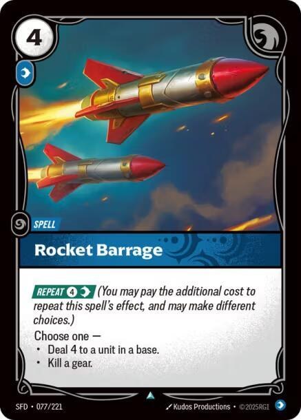 Rocket Barrage - Foil